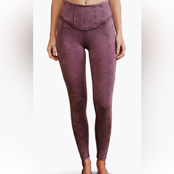 Free People Movement Hybrid Legging Brushed Maroon - Picture 2 of 6